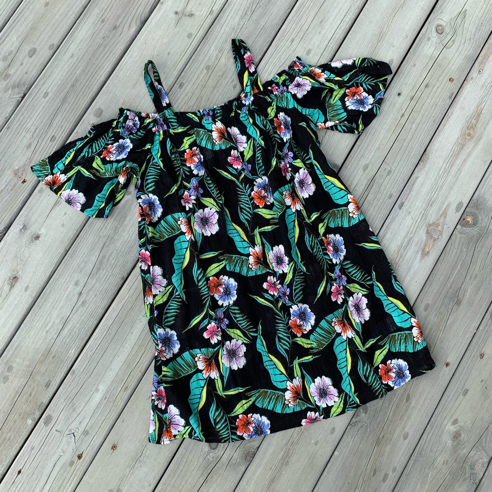 NWT Old Navy Off Shoulder Gauze Swim Cover Dress